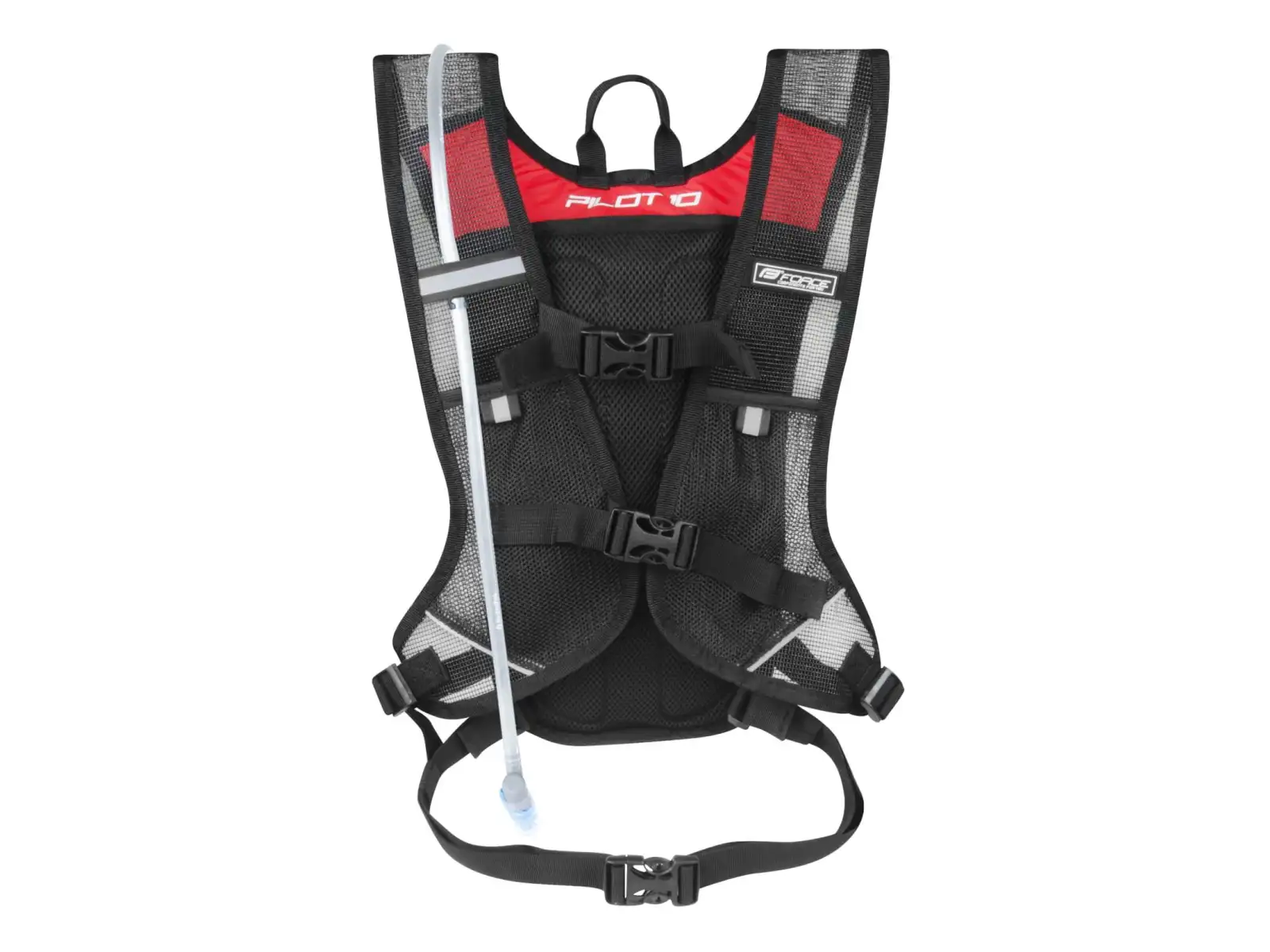 Force Pilot Plus Rucksack 10+2 l Reservoir Schwarz/Rot