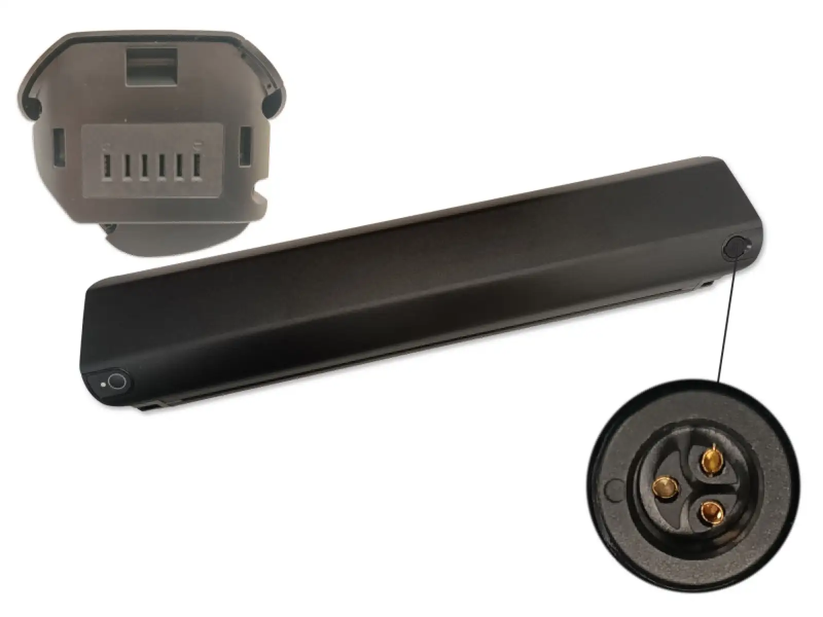 Crussis Batterie LG Li-ion 36V - 25 Ah / 900 Wh, vollständig integriert, schwarz, Typ 2