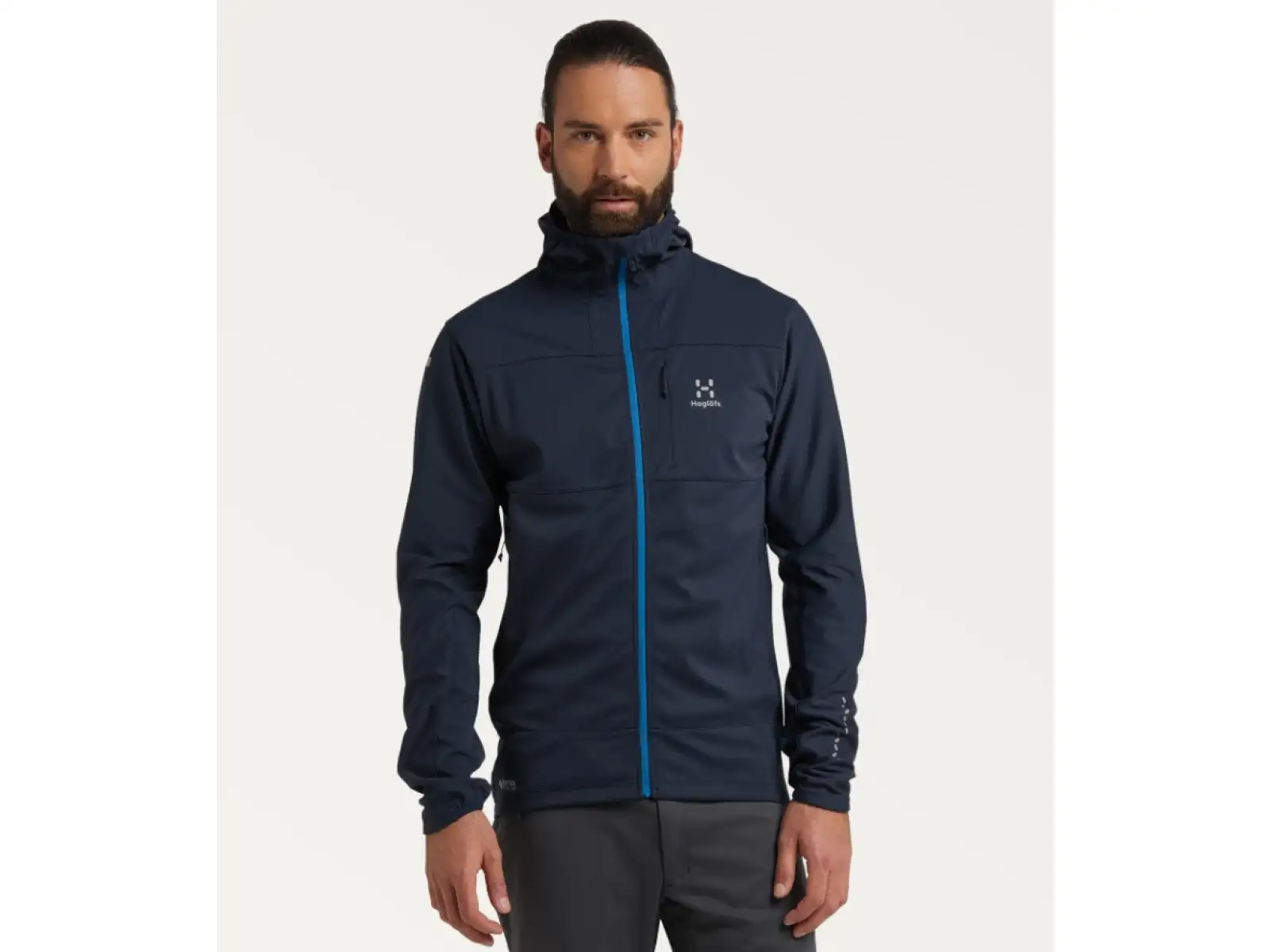 Haglöfs L.I.M Hybrid Softshell Herrenjacke blau