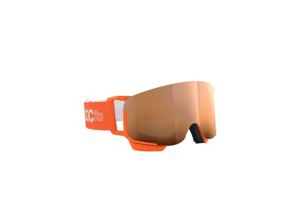POC POCito Nexal Kinder Skibrille Fluorescent Orange/Partly Sunny Light Orange