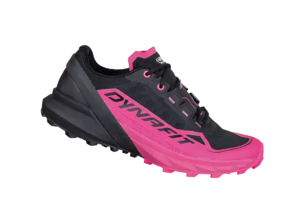 Dynafit Ultra 50 Damen-Laufschuhe Pink Glo/Black Out.