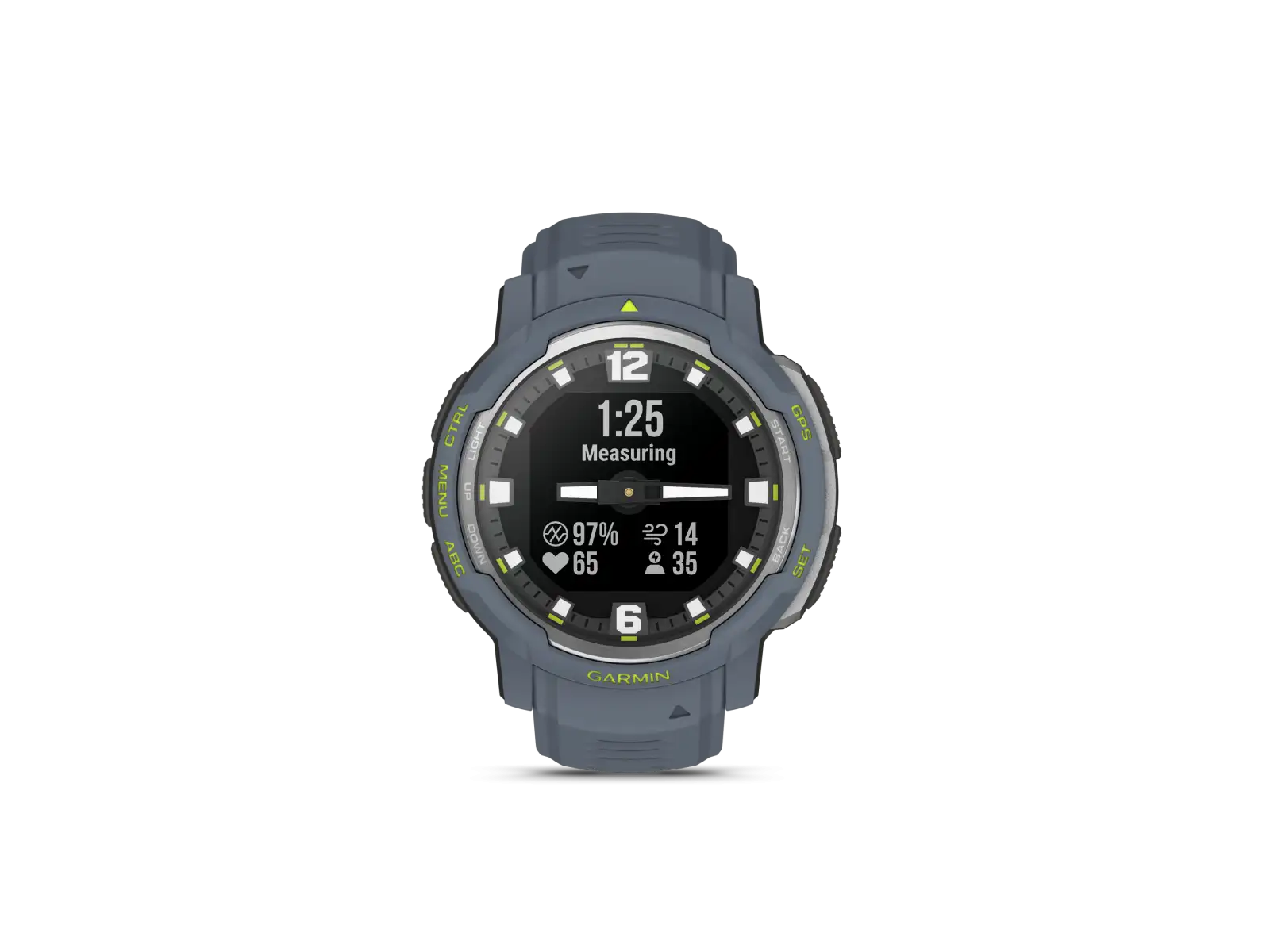 Garmin Instinct Crossover Standard Edition Smartwatch Blue Granite