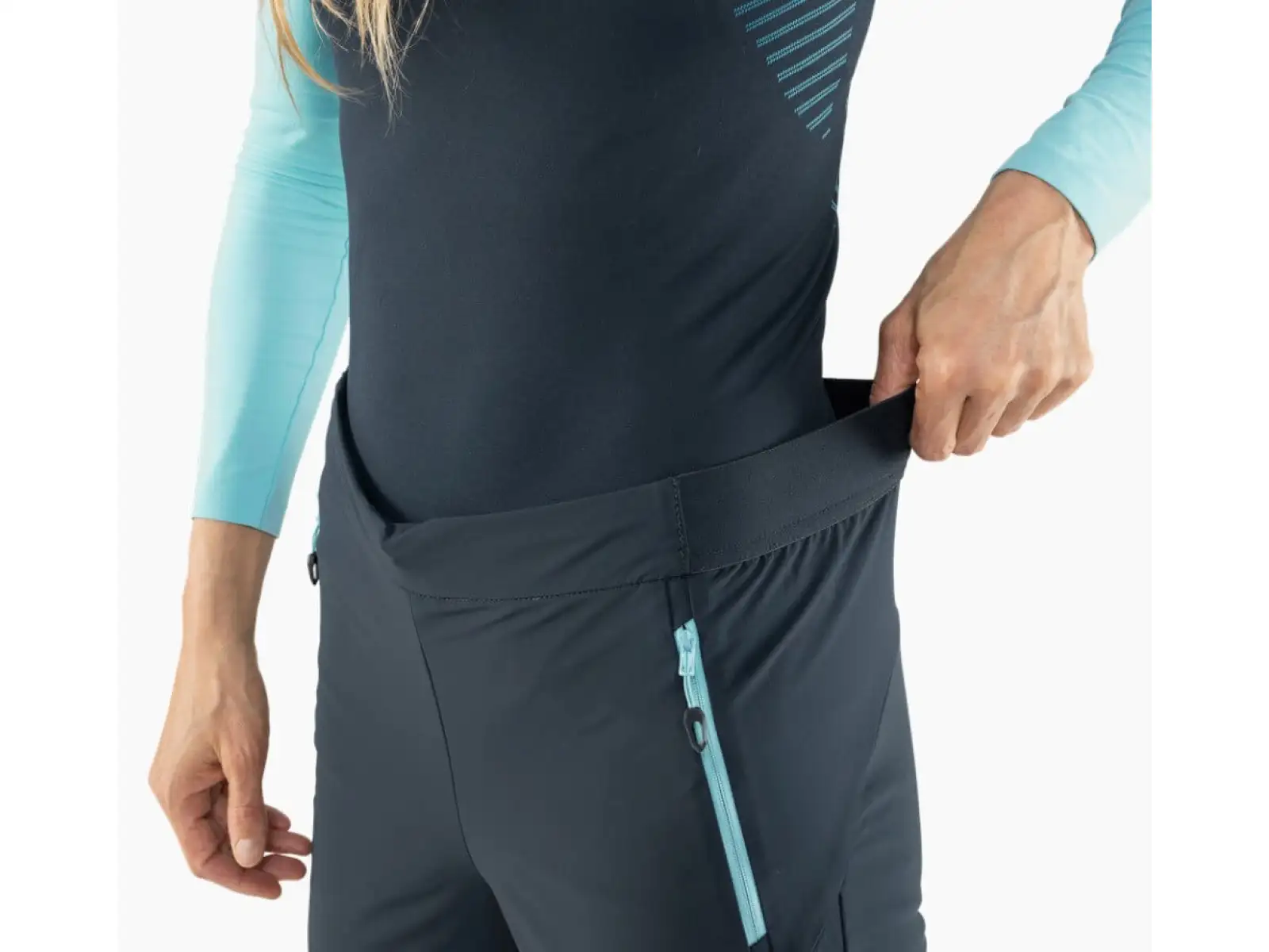 Dynafit Speed Dynastretch Damenhose Black Out/Pink Glo.