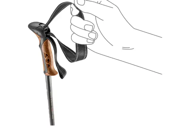 Khumbu Lite Trekkingstöcke black-pale clay light-dark anthracite