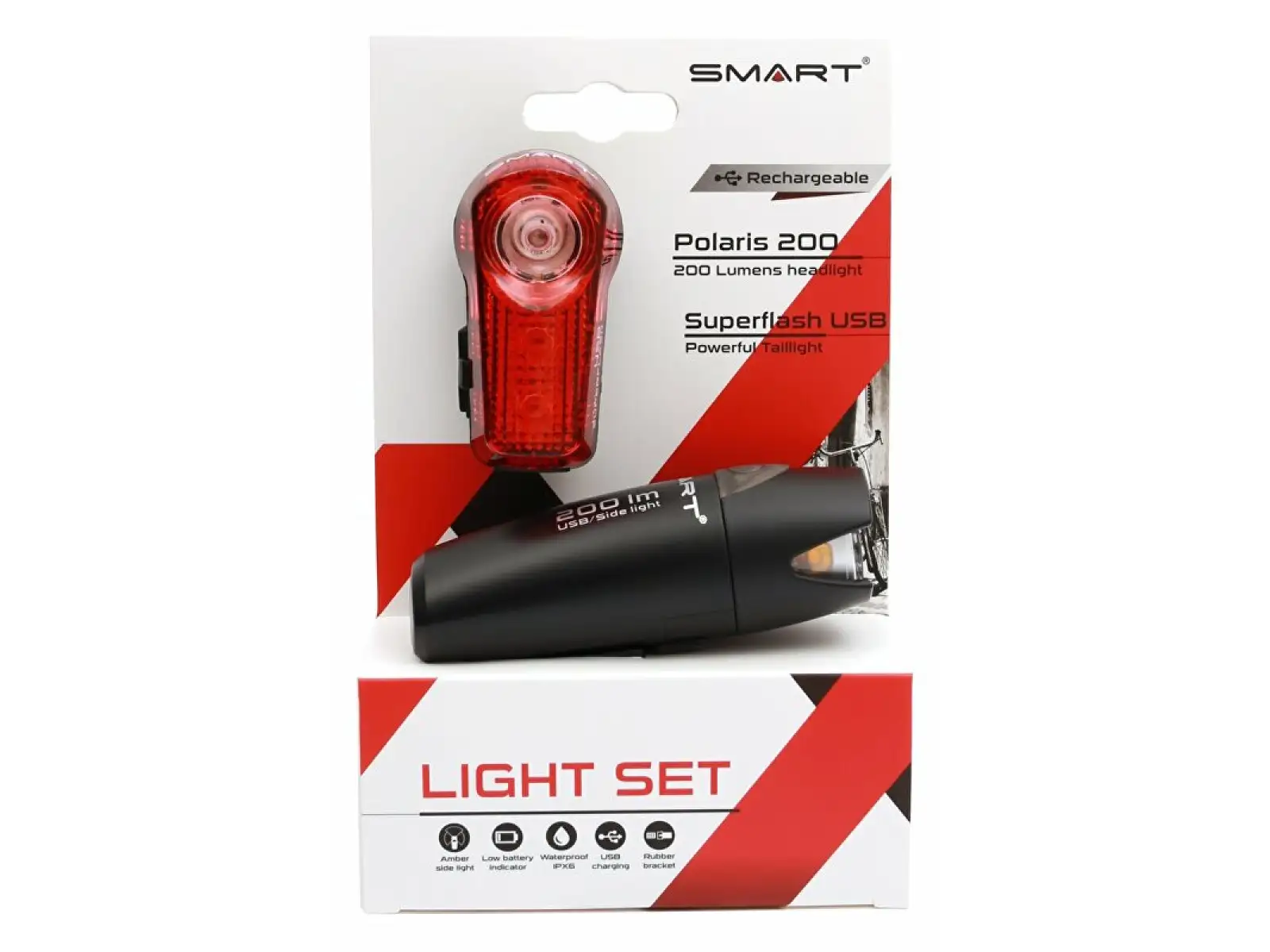 Smart BL-183USB/RL-317USB Lichtset