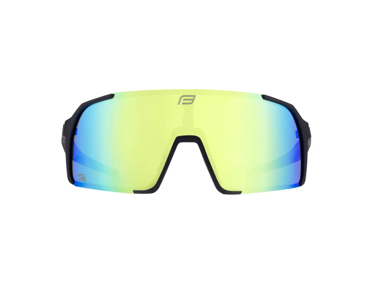 Force Glare Brille schwarz/gelb Spiegelglas