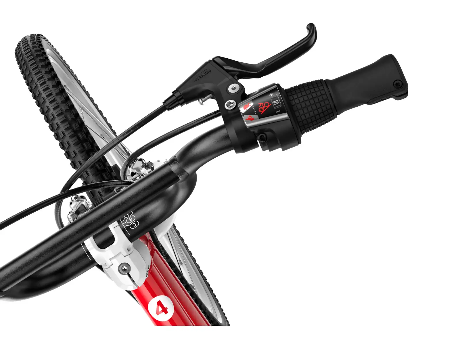 Woom GO 4 Red 20 Kinderfahrrad