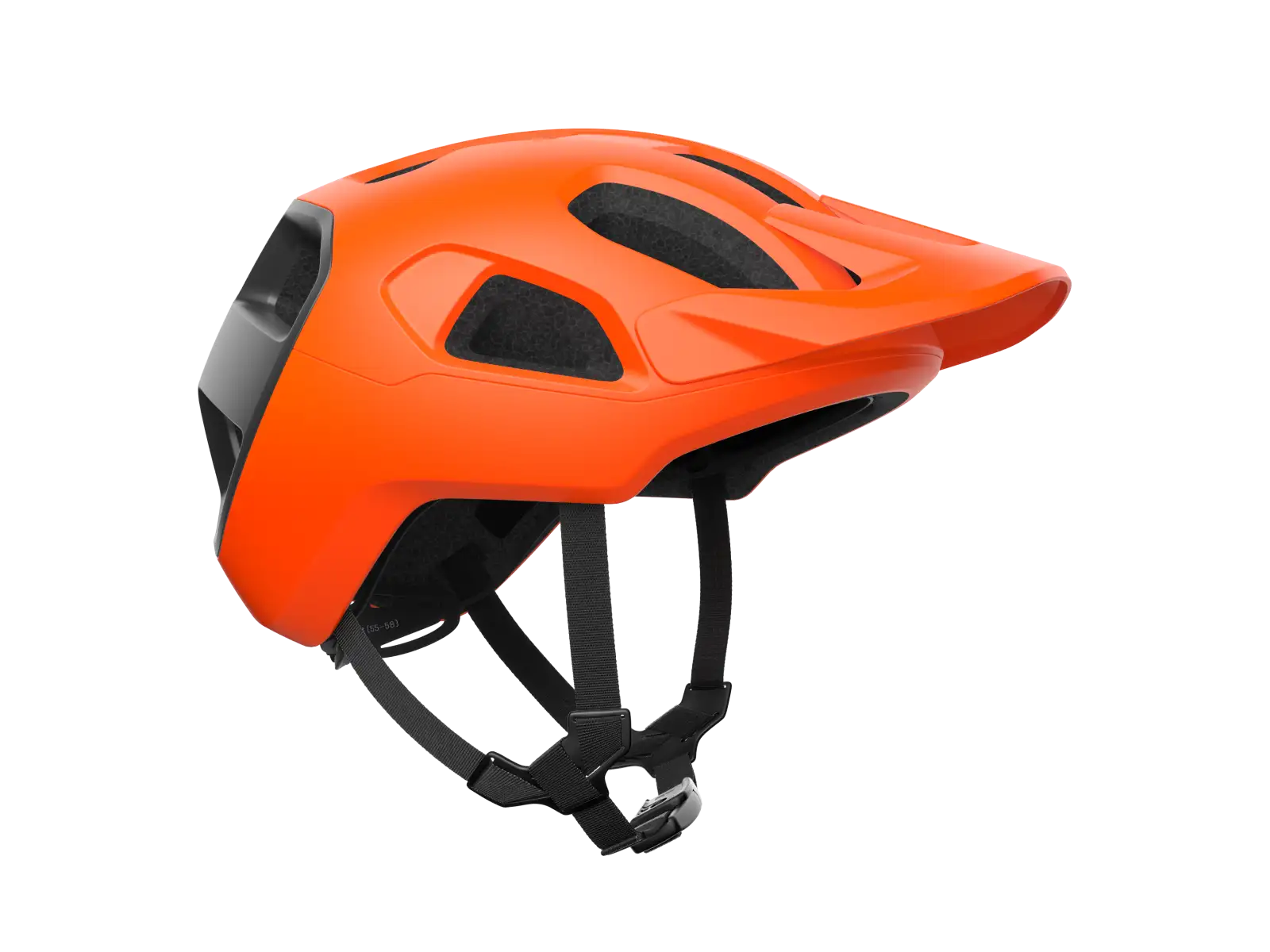 POC Cularis Helm - Fluorescent Orange Matt/Uranium Black Matt