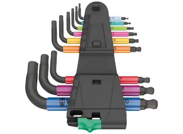 Wera 950/9 Hex-Plus Multicolour 2 Inbusschlüssel kurz Set 9 Stk.