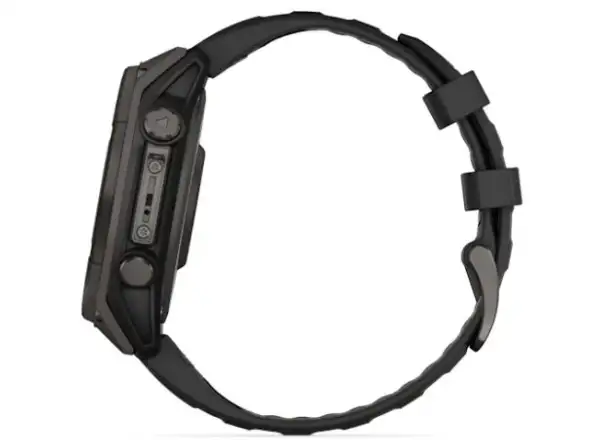 Garmin fenix 8 - 47 mm Solar Sapphire Smartwatch Carbon Gray DLC Titanium Black/Gray