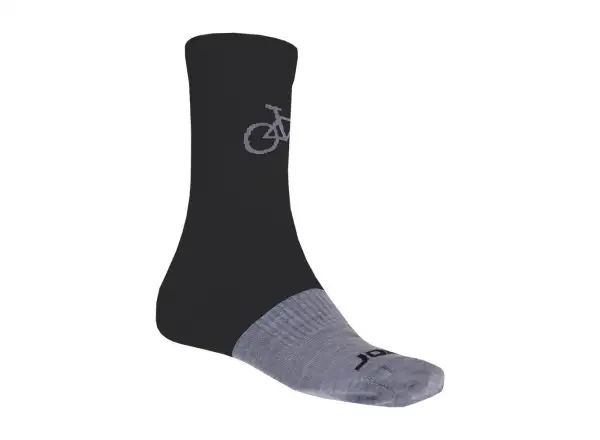 Sensor Tour Merino Socken schwarz/grau