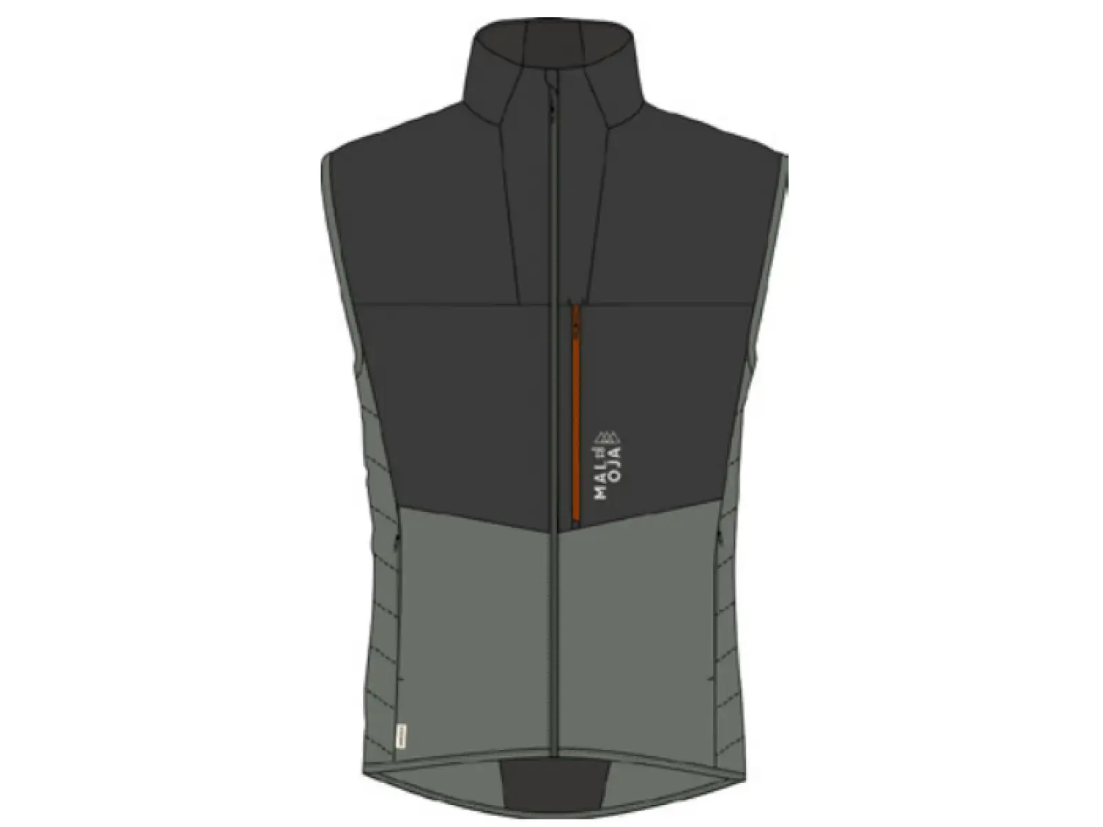 Maloja SigotM Herrenweste Deep Black Multi