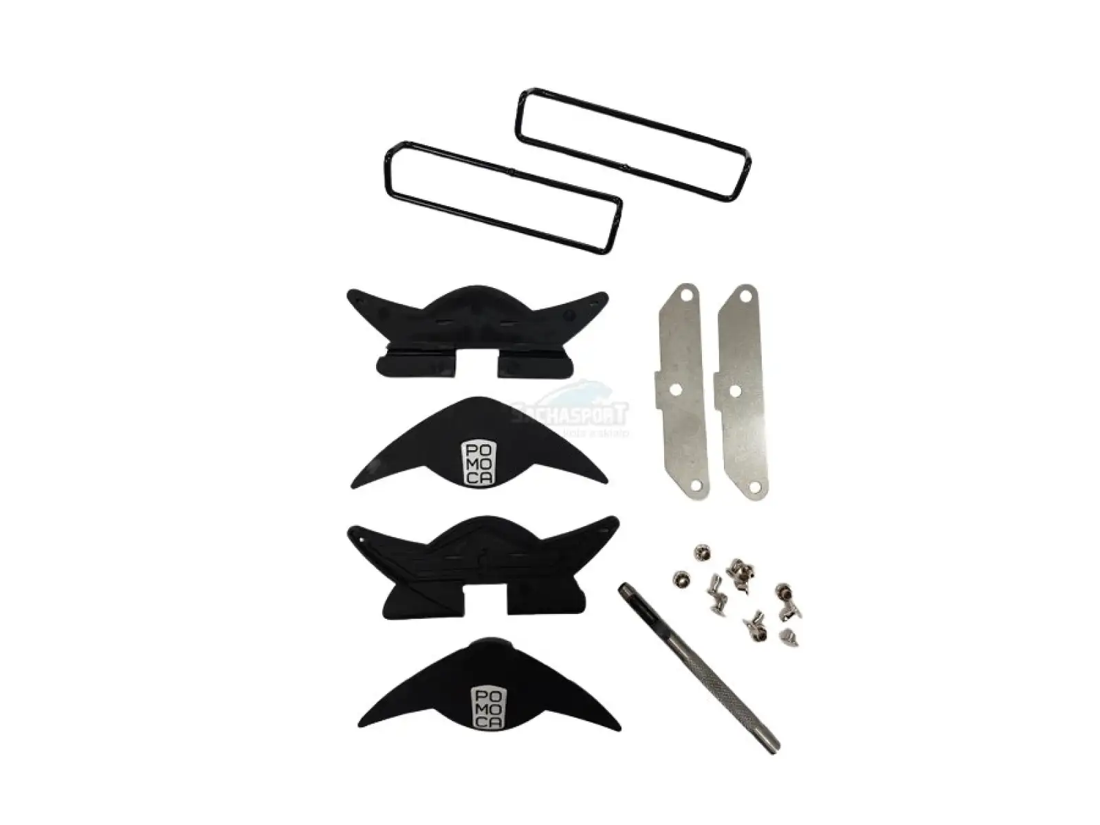 Pomoca Click Lock With Buckle V2 Set zur Befestigung der Skitourenfelle