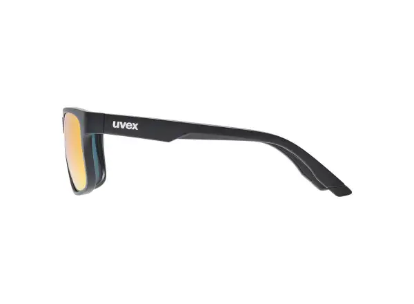 Uvex Poise Sonnenbrille Black Matt/Mirror Red