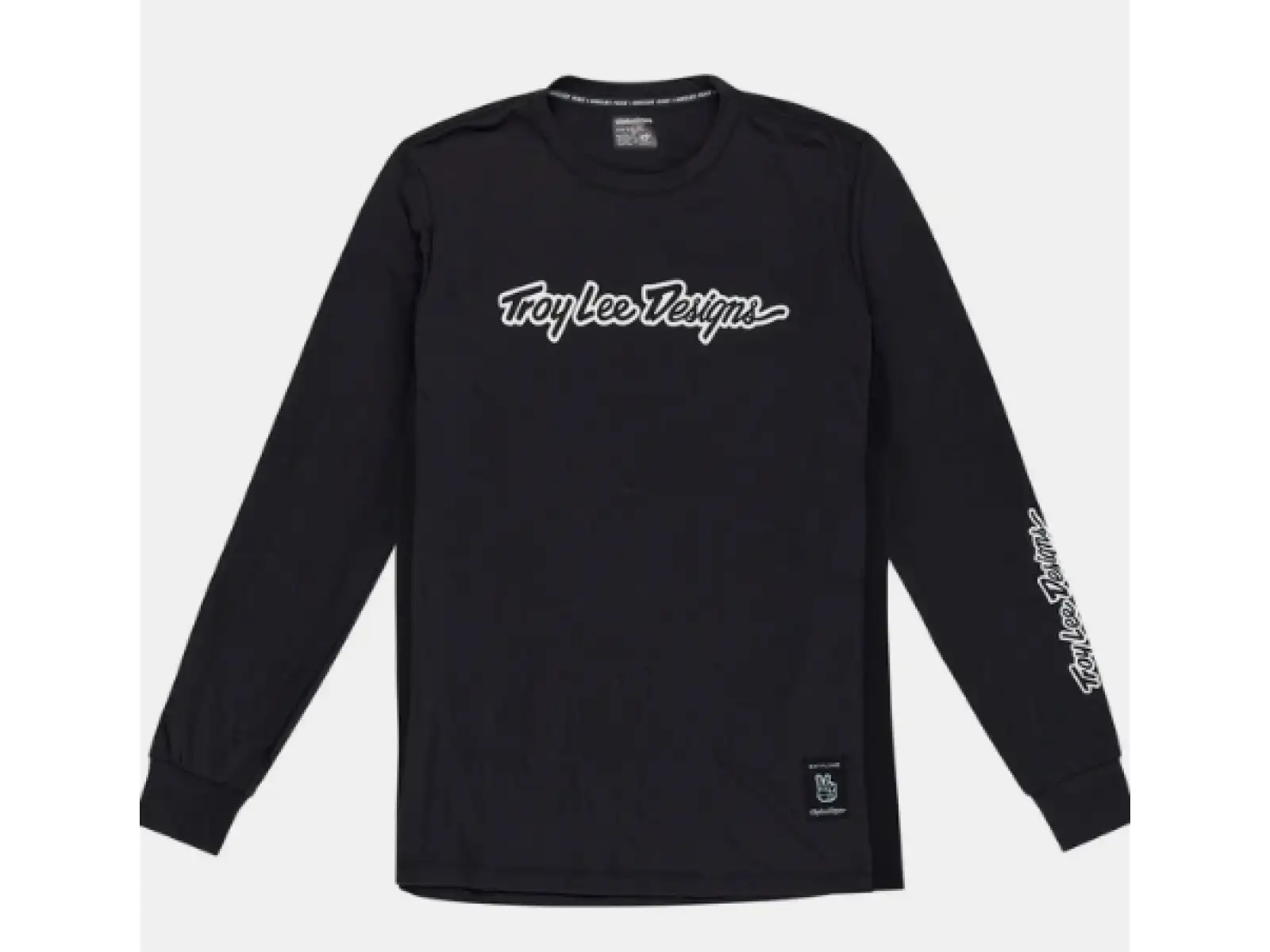 Troy Lee Designs Skyline Ride Tee Herren Jersey Langarm Signature Black
