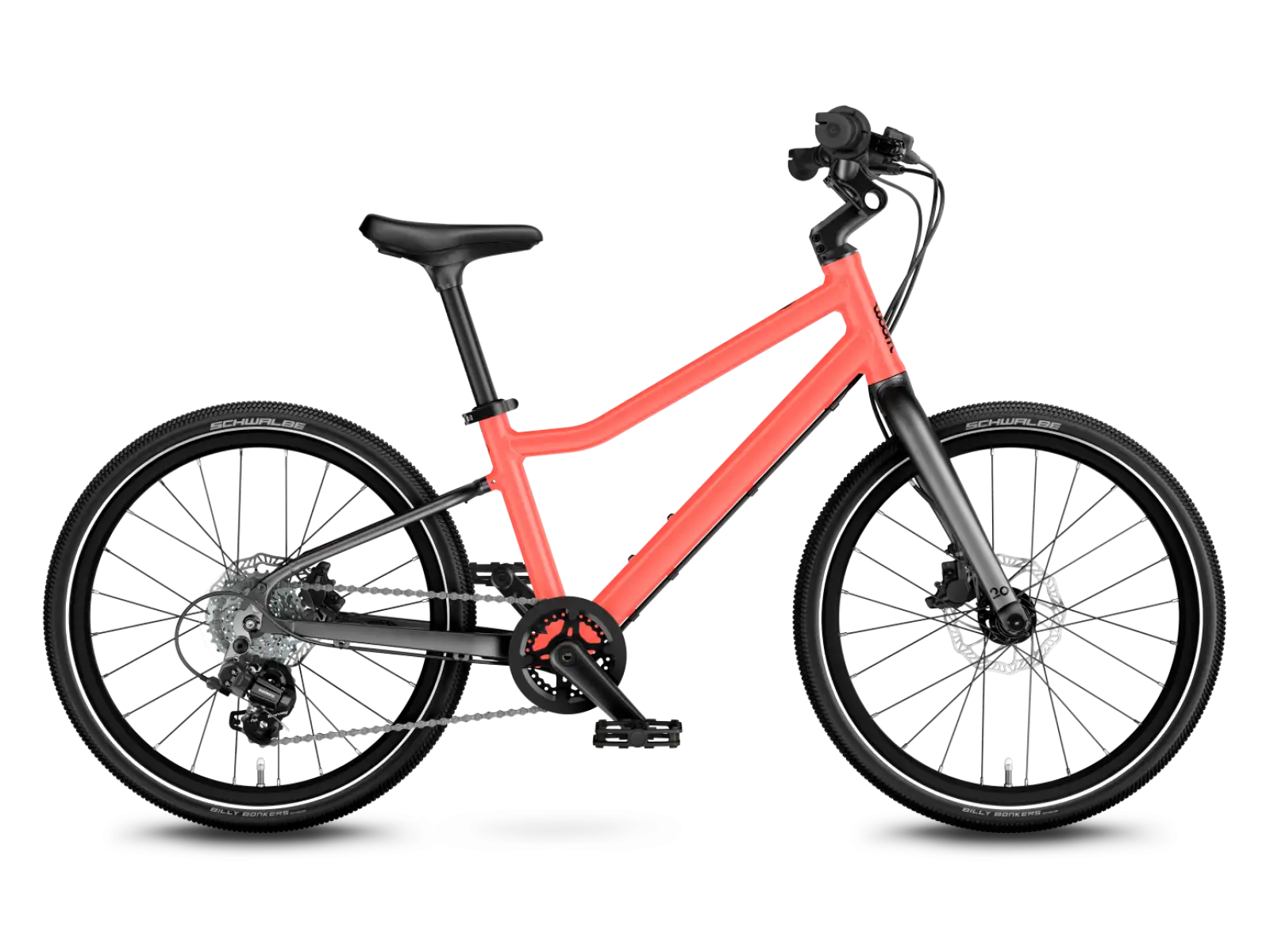 Woom 4 Explore 20 Neon Coral Kinderfahrrad