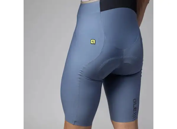 Alé PR-E Master 2.0 Herren-Shorts mit Einsatz und Hosenträgern Steel Blue