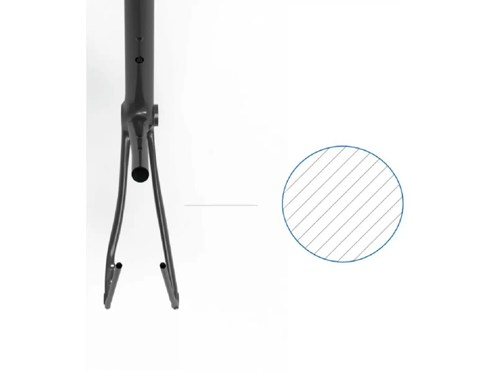 Orbea Orca OMR Straßenrahmenset Carbon Raw - Titan