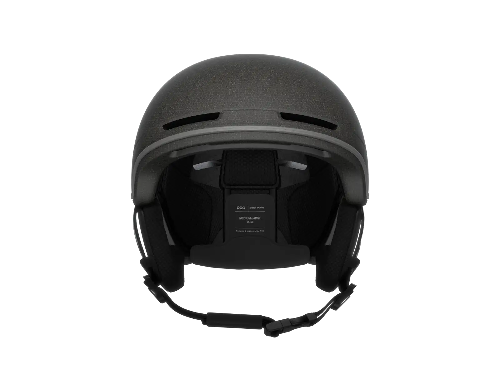 POC Obex Pure Skihelm Raw Black Matt