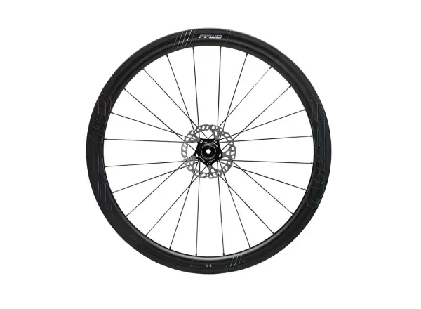 FFWD F4 Disc silniční vypletená kola 45mm, DT Swiss 350 Silver Oil plášť, ořech Shimano