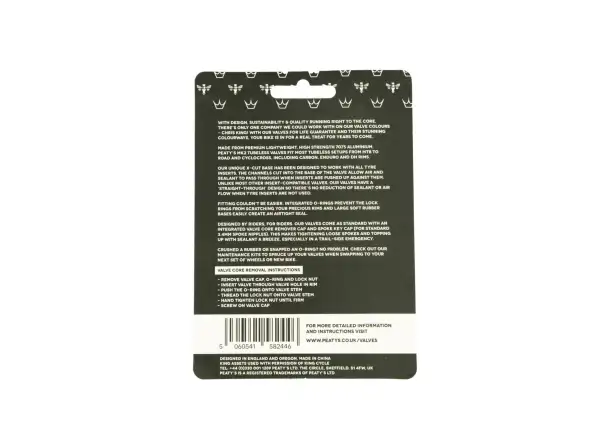 Peatys X Chris King MK2 tubeless Ventile 60 mm