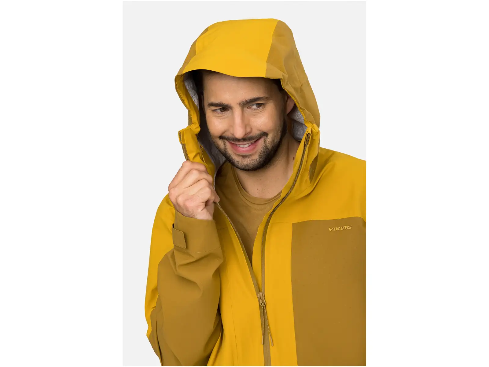 Viking Numani Herrenjacke Brown/Yellow
