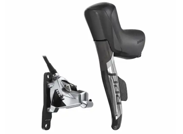 Sram Red eTap AXS D1 Rechter Brems-/Schaltgriff & Flat Mount Bremssattel, Leitung 1800 mm
