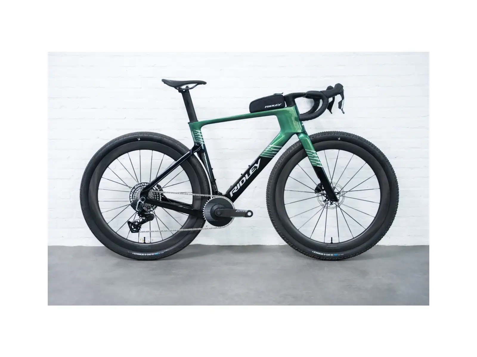 Ridley KANZO Fast 2.0 Force XPLR Gravelbike Stellar Green/UD Carbon/Silver