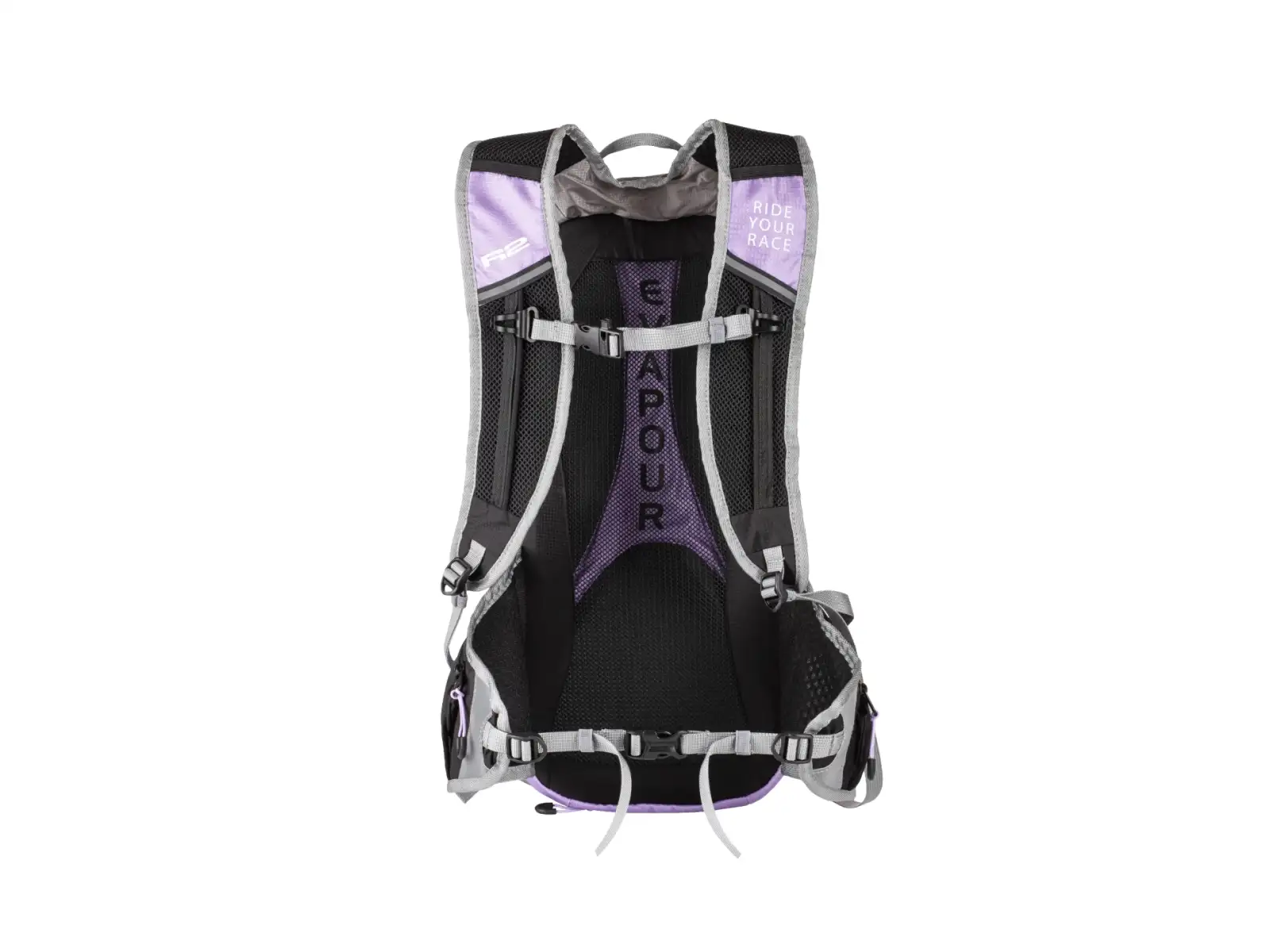 R2 Raven Sport-Rucksack 10l lila violett/schwarz