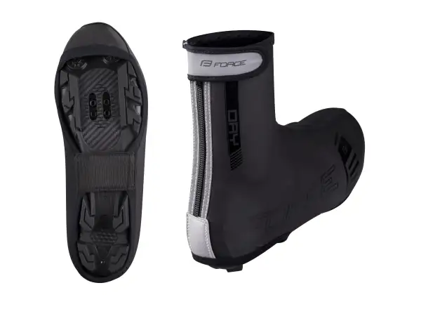 Force Pu Dry Überschuhe für Rennradschuhe in Schwarz