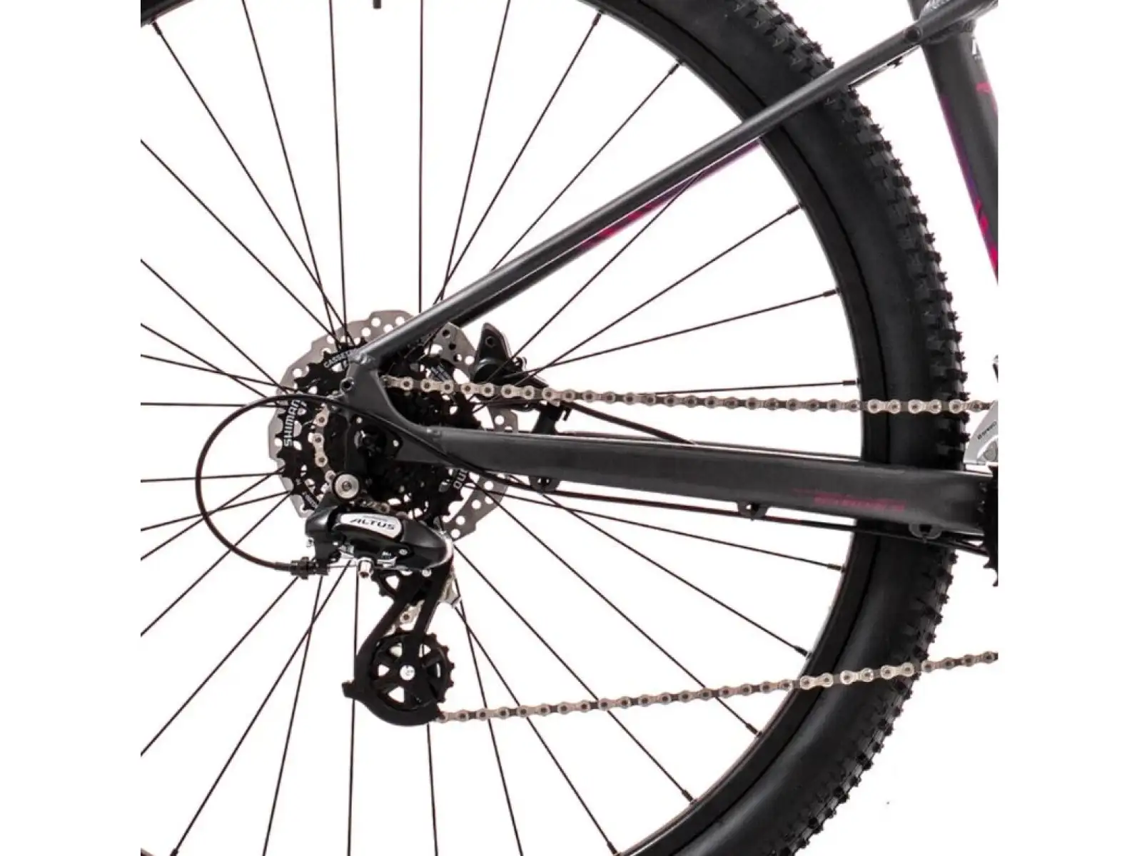 Rock Machine Catherine 10-29 matt Anthrazitgrau/Rosa/Violett Mountainbike