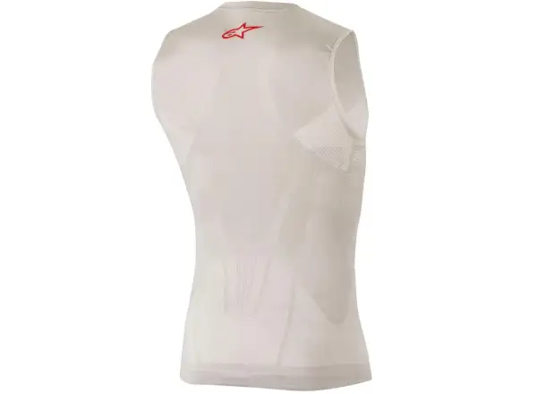 Alpinestars Tech Tank Summer Ärmelloses Shirt Silber/Rot