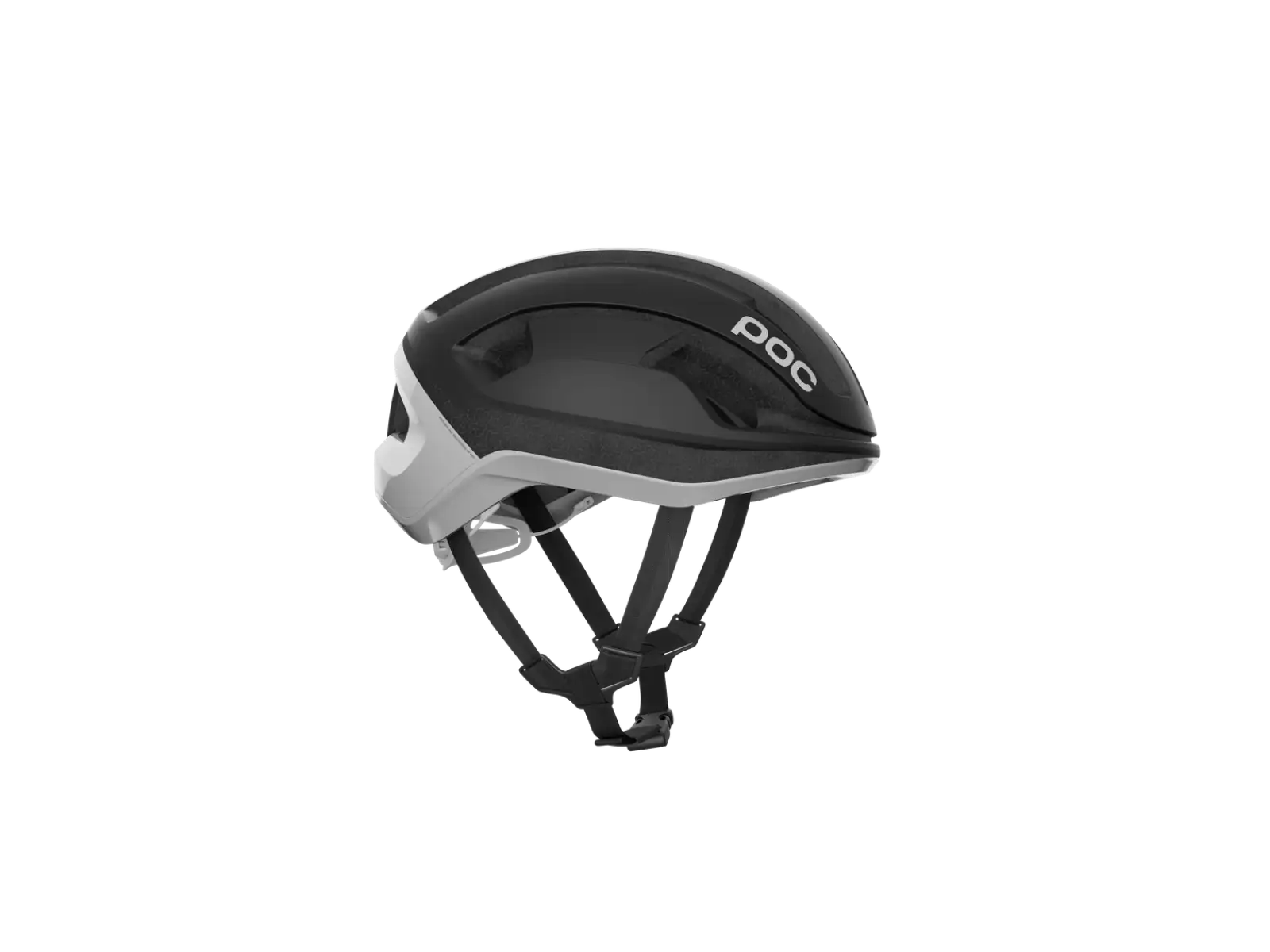 POC Omne Lite Rennradhelm Uranium Black Matt/Hydrogen White