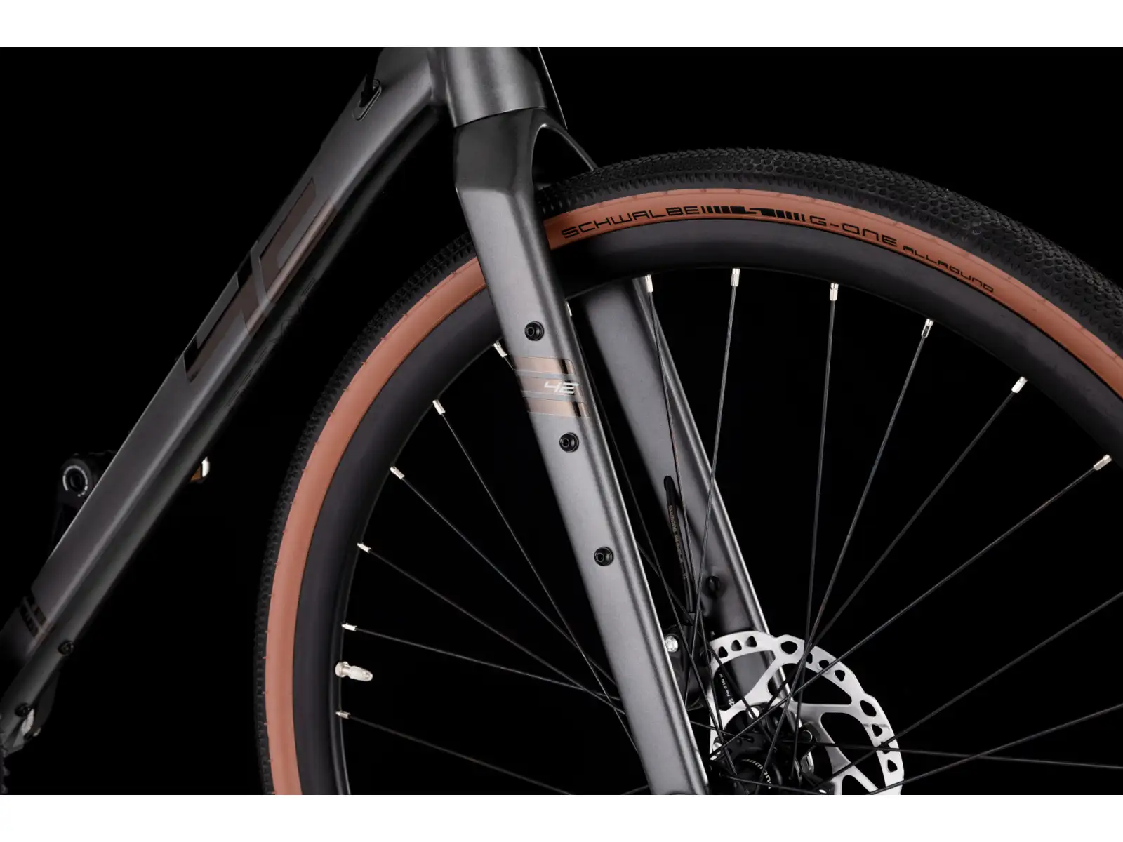 4Ever Gromvel Race Gravelbike Titan matt