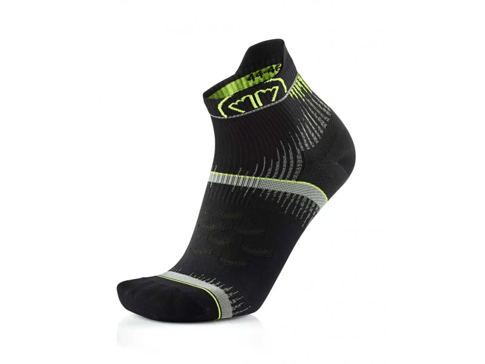 Sidas Run Ultra Socken Schwarz/Gelb