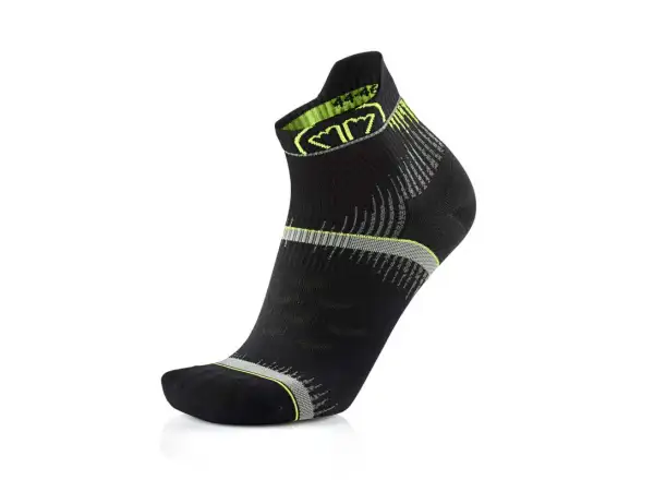 Sidas Run Ultra Socken Schwarz/Gelb