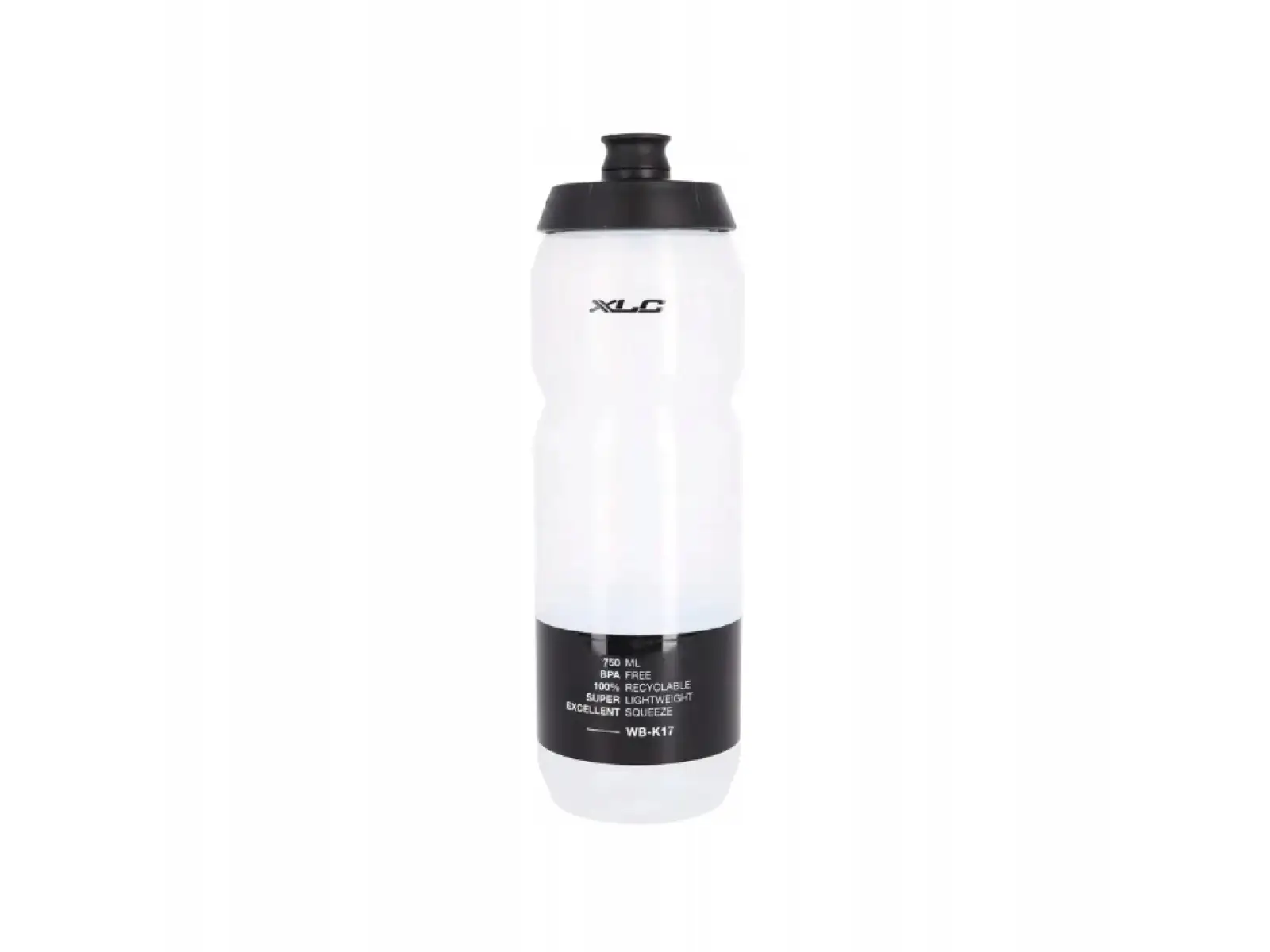 XLC WB-K17 Flasche 750 ml klar/schwarz