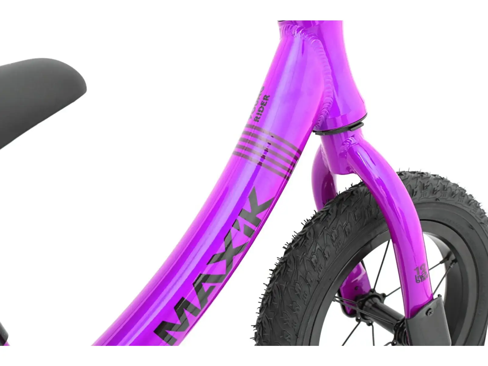 MAXÍK Evo Lite Kinderlaufrad magenta/lila + Gurt YAK