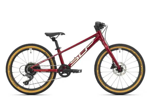 Superior Team 20 Gloss Dunkelrot/Hologramm Chrom Kinder-Mountainbike