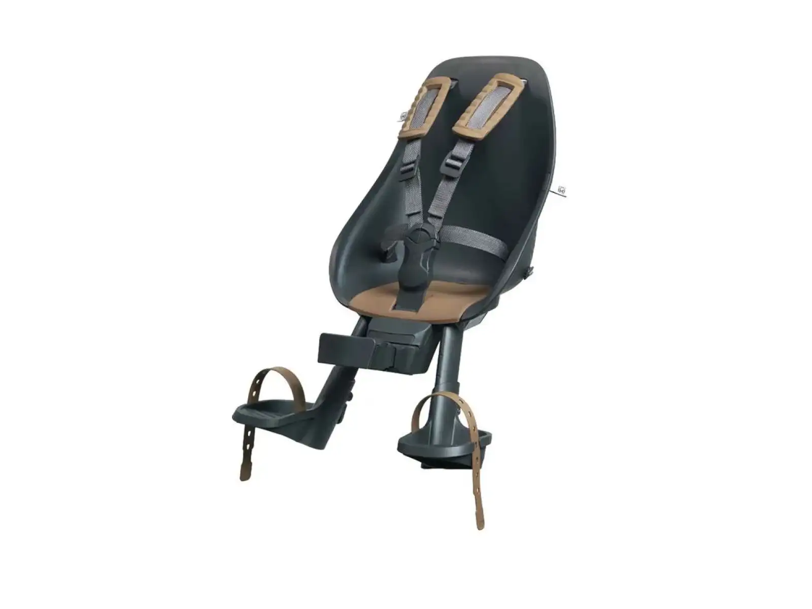 Urban Iki Kindersitz mit Adapter für den Vorbau Bincho Black/Kurumi Brown.