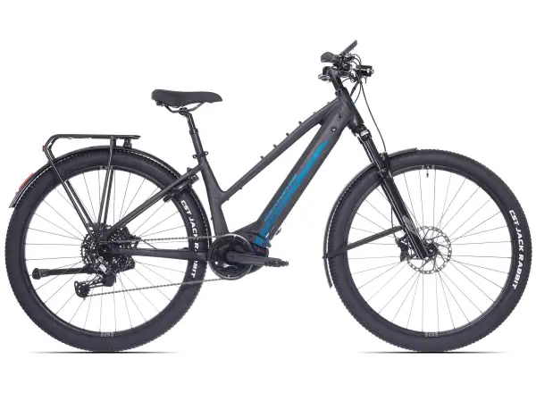 Rock Machine Torrent e90-29 B Touring Easy Entry E-Bike Matte Black / Petrol.
