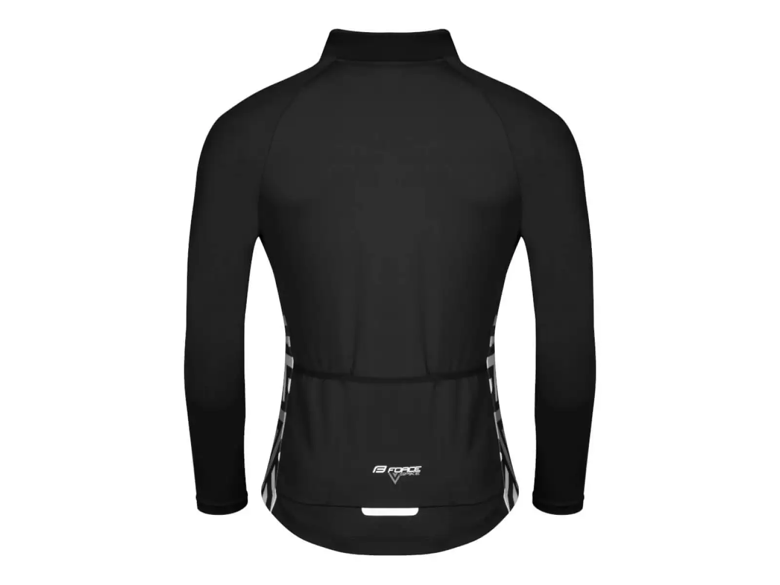 Force Spike Herren Langarmshirt schwarz/weiß.