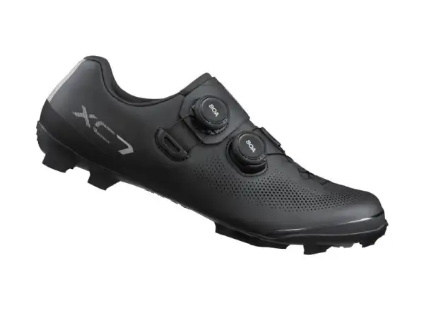 Shimano SH-XC703 breitere Herren MTB Radschuhe schwarz