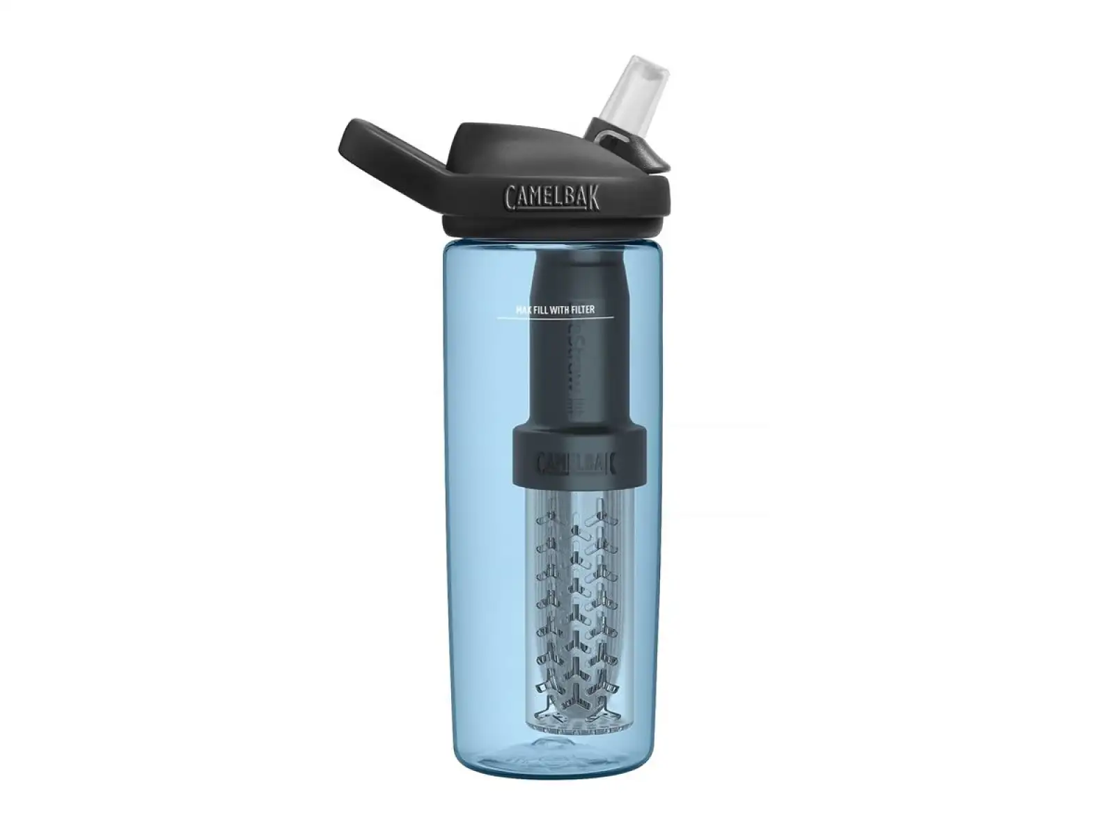 Camelbak Eddy+ Life Straw Flasche 0,6 l True Blue
