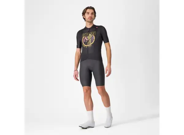 Castelli Giro Highway To Rome Herren-Trikot kurzarm Nero