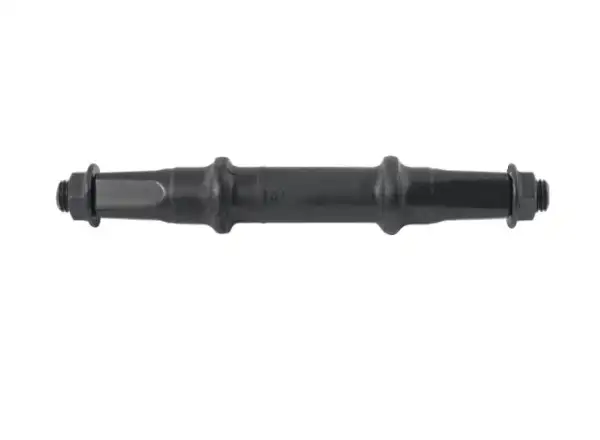 Force Tretlagerachse Vierkant mit Muttern 126 mm schwarz