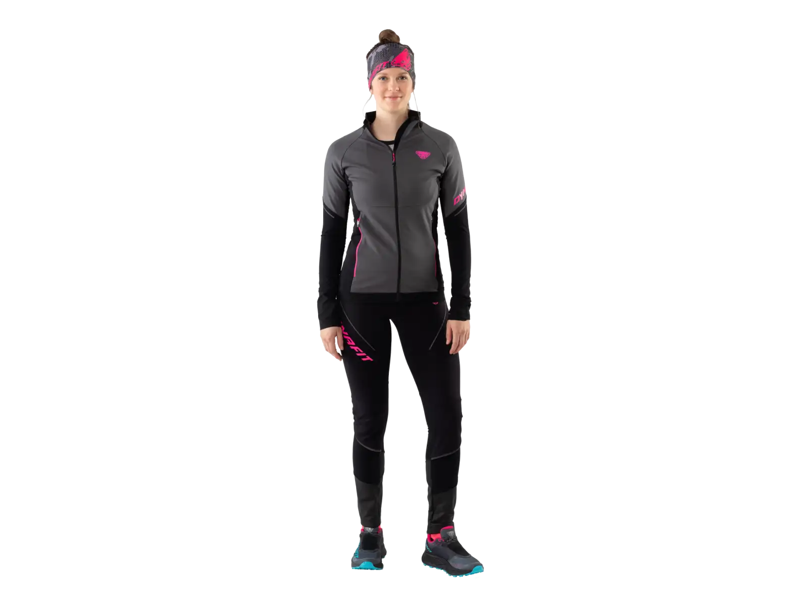 Dynafit Alpine Warm Damen Thermo-Leggings Black Out/Pink