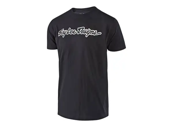Troy Lee Designs Signature Herren-T-Shirt kurzarm Schwarz