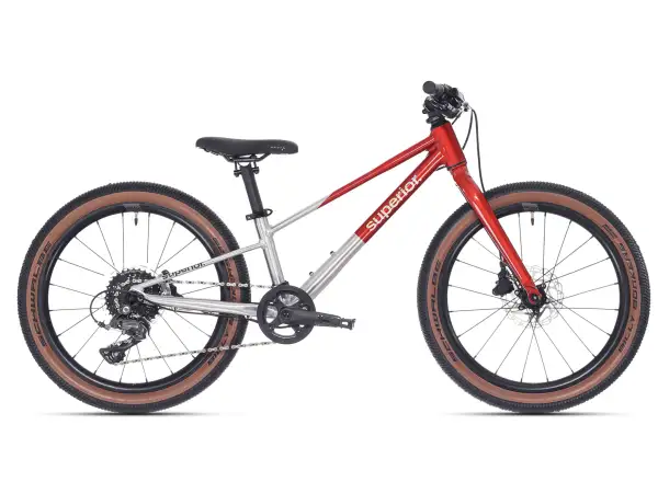 Superior TEAM 20 Kinderfahrrad Gloss Brushed Alu / Red