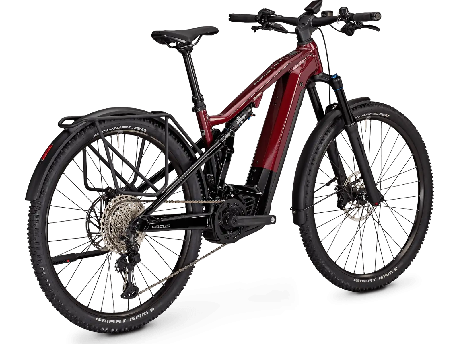 Elektrofahrrad Focus Thron2 6.8 EQP 750Wh mahagonirot/schwarz
